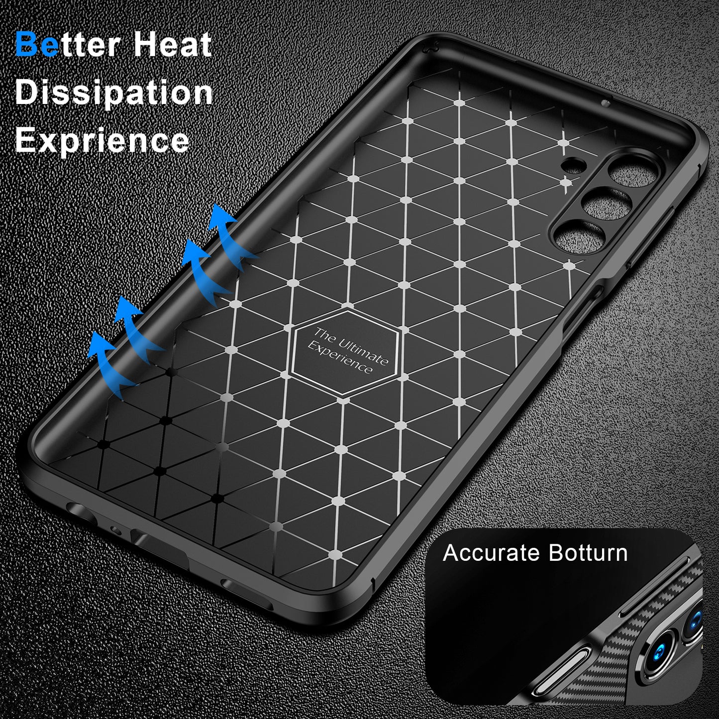 Warlike for Samsung Galaxy A13 4G Case, Stylish Liquid Silicone Slim Full-Body Protective Cover for Samsung Galaxy A13 4G Phone Case - Black