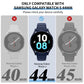 Warlike [4+4Pack] for Samsung Galaxy Watch 5 2022 & 4 2021 Screen Protector and Case 44mm, Anti-Fog Tempered Glass Protective Film & Hard PC Bumper, Face Cover Set for Galaxy Watch5 Watch4 44 mm